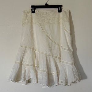 Vtg DKNY lace skirt